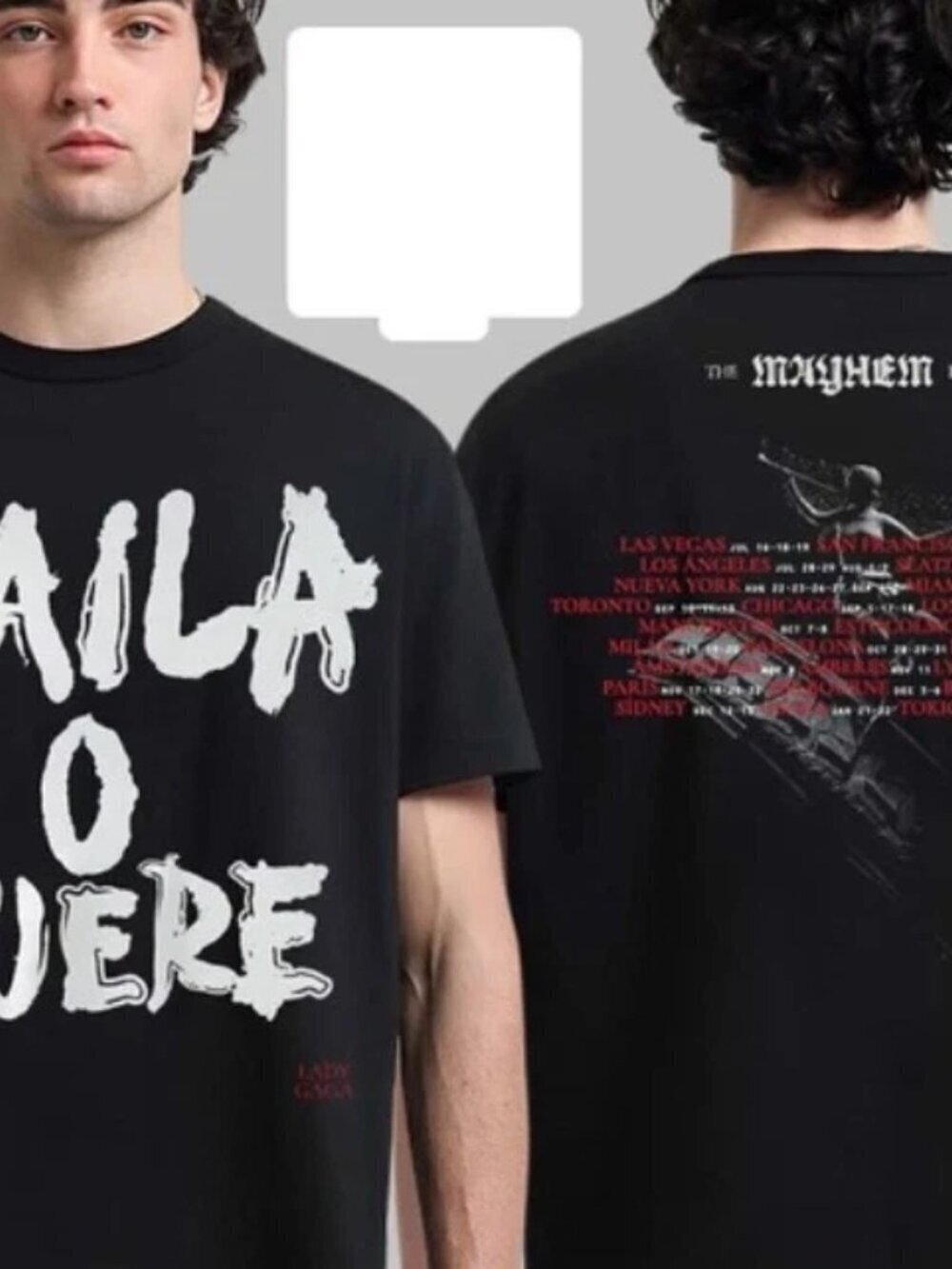 Lady Gaga The Mayhem Ball Tour 2025 2026 Merch Baila O Muere Dance T-Shirt